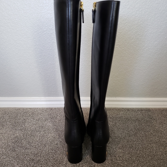 Tory Burch Kira 70mm knee boot black women's shoes size 6 - Picture 5 of 16